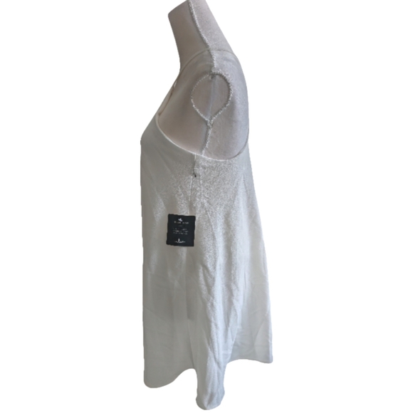 NWT Lulu's White Halter Mini Dress Cross Front Straps Open Back Size Small - Picture 6 of 11